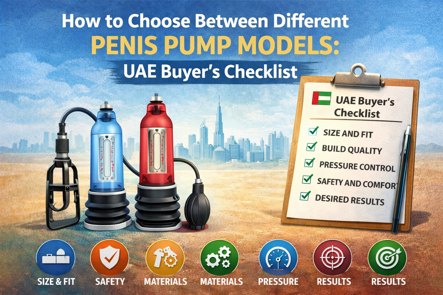 How to Choose Between Different Penis Pump Models: UAE Buyer’s Checklist 