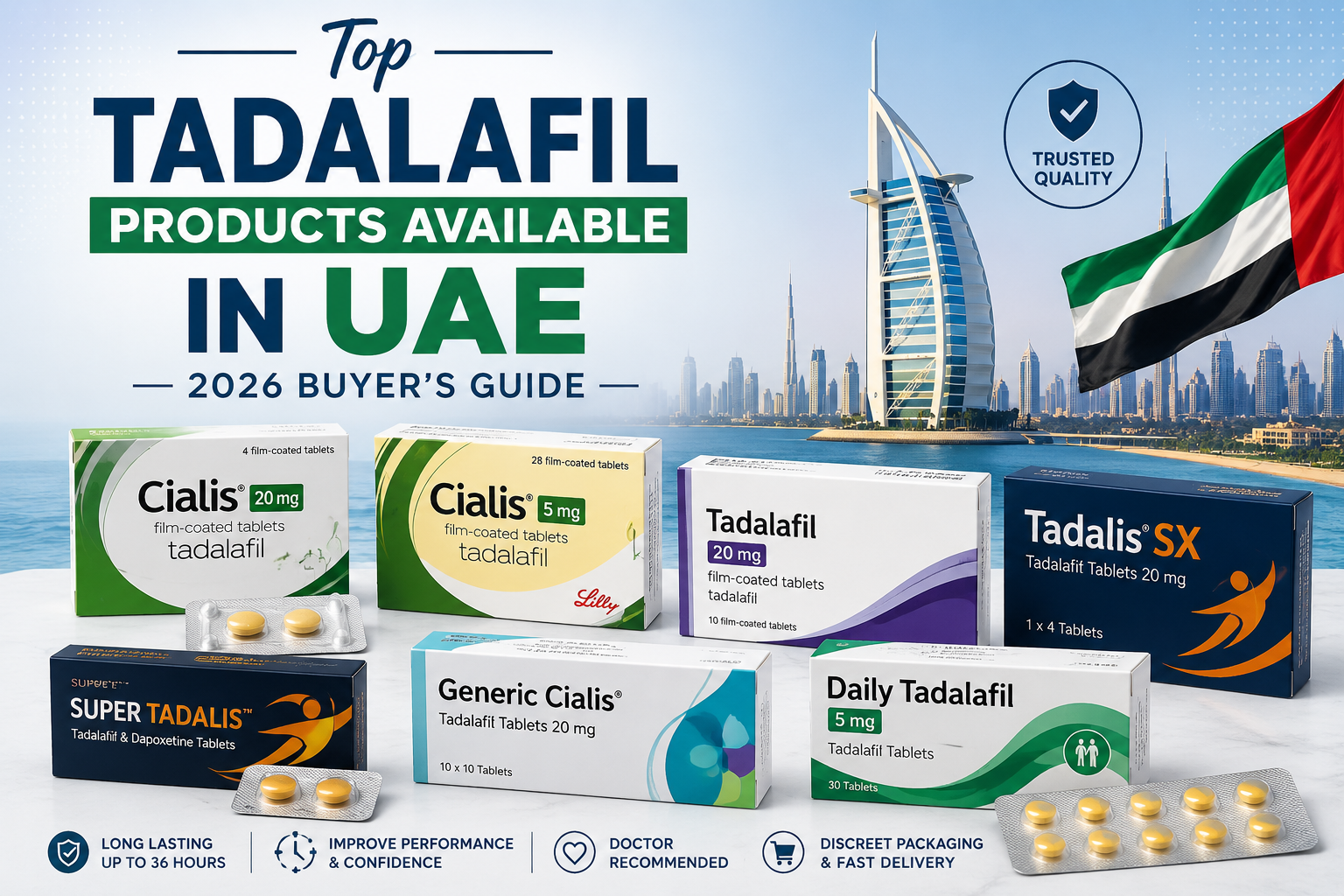 Top Tadalafil Products Available in UAE 
