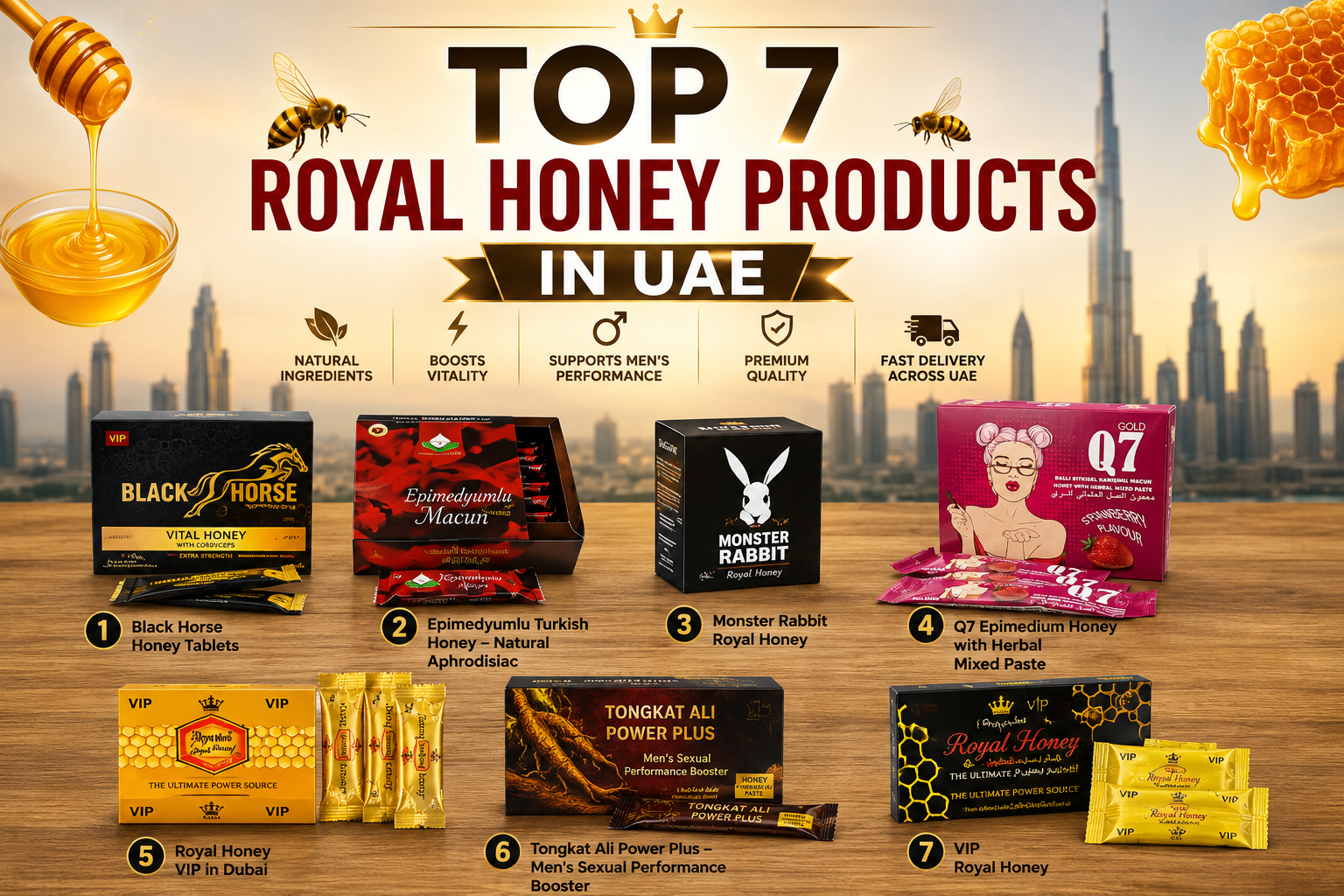 Top 7 Royal Honey Products in UAE